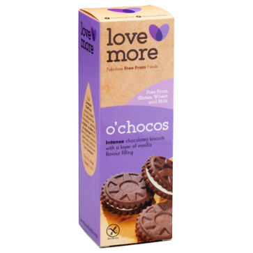 Lovemore O'Choco Gluten Free Cookies 125g