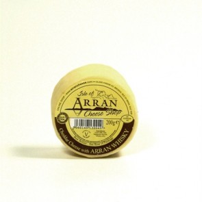 Arran whisky flavoured cheddar cheese 200g truckle