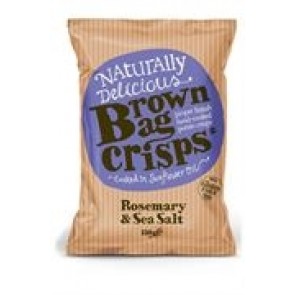 Brown Bag Crisps Rosemary & Sea Salt  40g