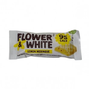 Flower & White Meringe Bar - Lemon